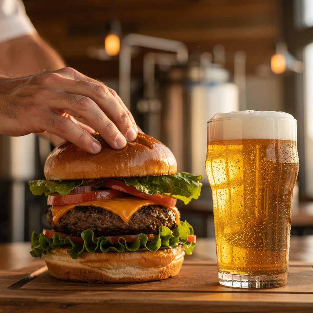 The Burger Joint and Brew San Diego casual dining atmosphere with burgers and craft beer in San Diego, California